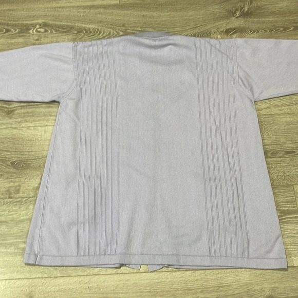 Jennifer Tyler Cashmere Silk Lavender Button Front Cardigan Sweater Pockets S - Picture 16 of 16